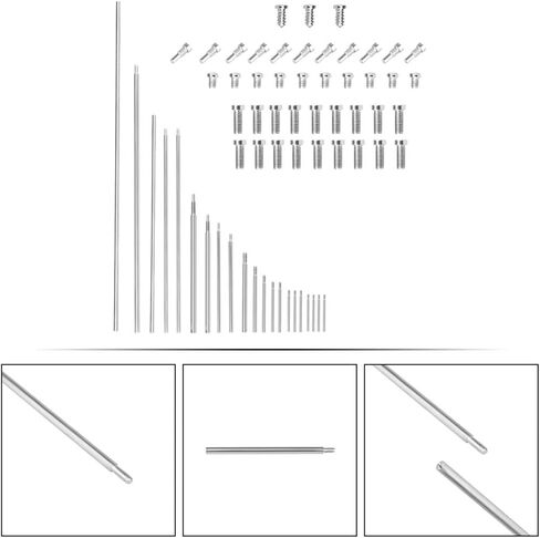 BESPORTBLE Oboe Repair Threaded Shaft and Screw Kit 21 Threaded Shafts Woodwind Instrument Repair Parts Set for Oboe Maintenance and Replacement in Kuwait