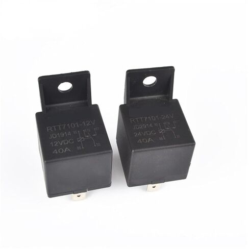 RTT7101-12VCD RTT7101-24VCD 40A Auto Relay with Silver Alloy Contact Coil Voltage 12VDC 24VDC 5pin 1Pcs (Size : 12VDC) in Saudi Arabia