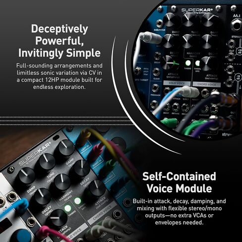 وحدة Strymon SuperKar+ 32 Voice Karplus القوية للأنظمة المعيارية والجيتار ولوحات الدواسات ولوحة المفاتيح in Kuwait