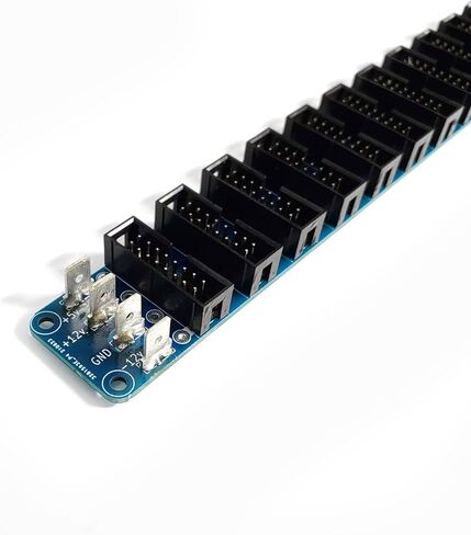 مجموعة أدوات DIY - لوحة ناقل الطاقة Nelson Audio مقاس 16.6 بوصة ذات 24 مقبسًا لتركيبات Eurorack المعيارية (1) in Kuwait