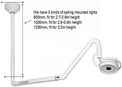 Worldwidely Popular and Upgraded 36W Ceiling Mounted LED Surgical Medical Exam Light Shadowless Cold Light with 800mm Aviliable in Kuwait