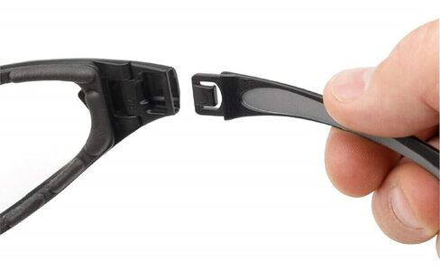 Gateway Safety 21GBX9 Swap Wraparound Hybrid Eye Safety Glasses/Goggles, FX3 Premium Anti-Fog Lens, Black Frame with Foam Edge, Regular, Clear in Kuwait