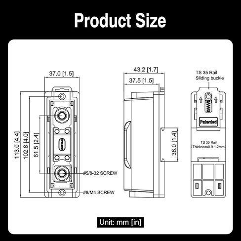 مجموعة حامل الصمامات 300A ANL مع قطعتين من الصمامات 300A 32VDC ANL كتلة الصمامات المضمنة، حامل فيوز 300 أمبير مع غطاء شفاف لأنظمة صوت السيارة وأنظمة الفيديو والبحرية والمركبات الترفيهية والشاحنات والمركبات ATV - مجموعة حماية كاملة للدوائر in Kuwait