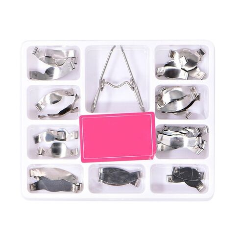 1Box/36PCS Dental Saddle Contoured Metal Matrices Matrix with Springclip， NO. 1.330 Dentist Tool in Saudi Arabia