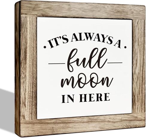 Bathroom Sign, Wooden Box Sign Plaque, Restroom Desk Sign, Funny Restroom Decoration, Kids Bathroom Decor, Farmhouse Tabletop Block Sign for Bathroom - Wash Your Hands Ya Filthy Animal in Kuwait