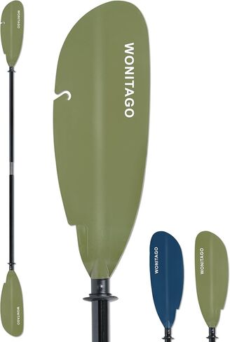 Angler Kayak Paddle with Fiberglass Shaft and Plastic Blade, Floating Adjustable Fihsing Kayak Oar, 220-240 cm/86-94", 240-260 cm/94-102", 260-280 cm/102-110" in Kuwait