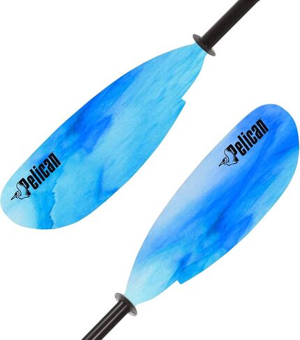 Pelican - Poseidon Paddle - Aluminum Shaft with Reinforced Fiberglass Blades - Lightweight, Adjustable Kayaks Paddles - Perfect for Kayaking Boating in Saudi Arabia