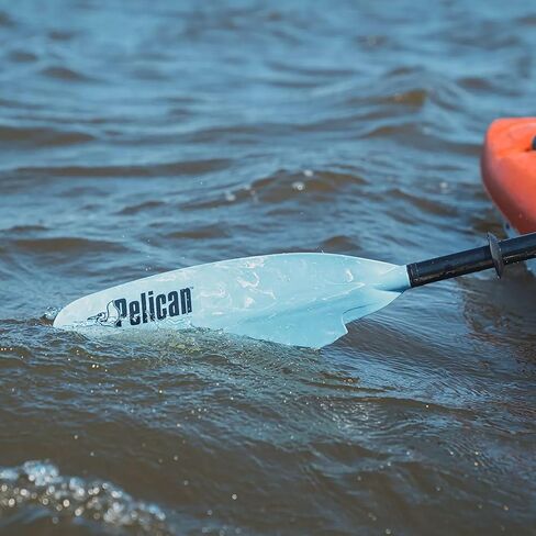 Pelican - Poseidon Paddle - Aluminum Shaft with Reinforced Fiberglass Blades - Lightweight, Adjustable Kayaks Paddles - Perfect for Kayaking Boating in Saudi Arabia