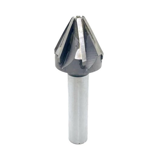 1pcs 60/90 Degrees Chamfer Milling Cutter TCT Straight Shank Carbide End Mill with Brazing Blade 4 Flute/6 Flute Chamfering Cutting Tool V Groove Router Bits(40mm-90degree) in Saudi Arabia