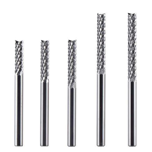 High Speed ​​Steel HSS Straight End Mill 5pcs/Set PCB Mills D3.1-12 15 17 22 25mm Solid Carbide Corn Milling Cutter Bits CNC Cutting Tools in Saudi Arabia