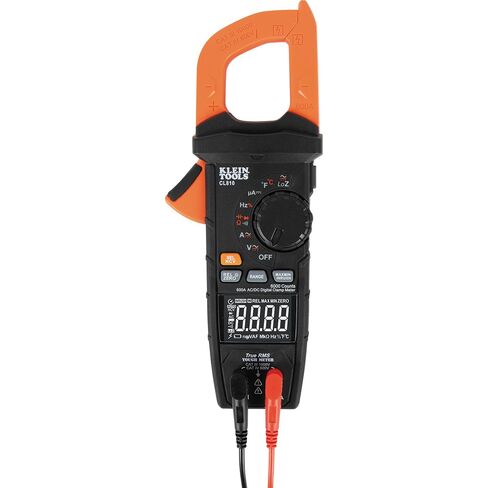 Klein Tools CL810 Digital Pro Clamp Meter with Flashlight, 600A AC/DC Auto-Ranging, True RMS, NCVT, Measures Current, LOZ,Temperature, and More in Saudi Arabia