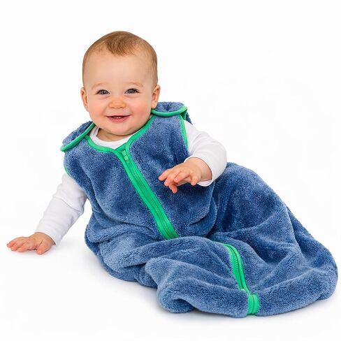 baby deedee Sleep Nest Teddy Baby Sleeping Bag, Fuzzy Dino, Small (0-6 Months) in Kuwait