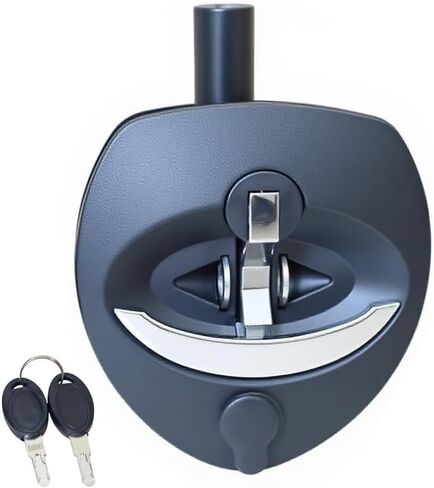 Single Point Compression Latch for Underbody Truck Tool Box Replacement Latch with Blind Studs, 1pc T-Handle Folding Design for Universal Toolbox Door Locks Truck Boxes Locks (Black-) in Kuwait