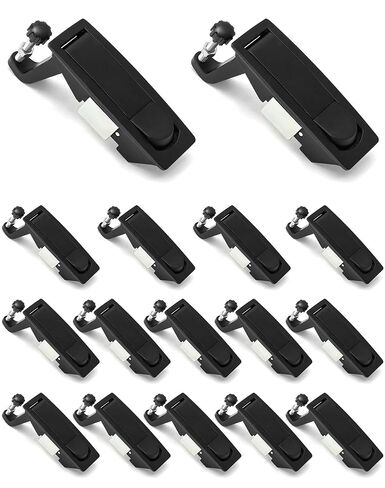 QWORK 8Pcs Compression Latch Lock Zinc Alloy Flush Lever Latch Adjustable Grip Range 0.04"-0.94" in Kuwait
