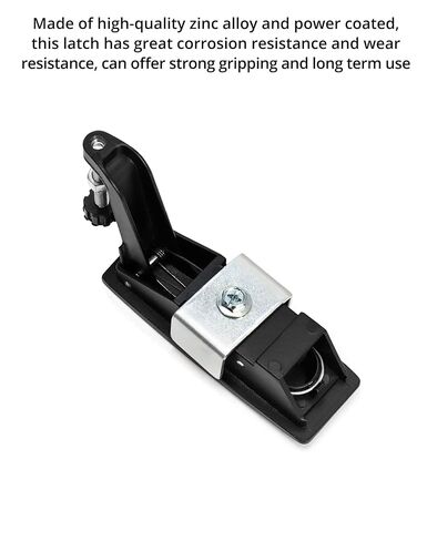 QWORK 8Pcs Compression Latch Lock Zinc Alloy Flush Lever Latch Adjustable Grip Range 0.04"-0.94" in Kuwait