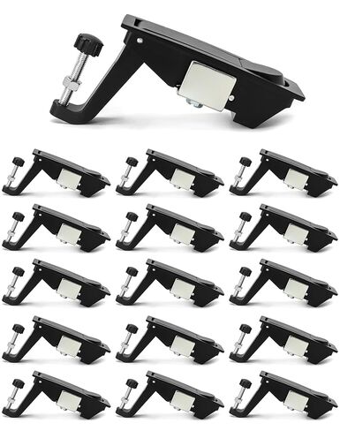 QWORK 8Pcs Compression Latch Lock Zinc Alloy Flush Lever Latch Adjustable Grip Range 0.04"-0.94" in Kuwait