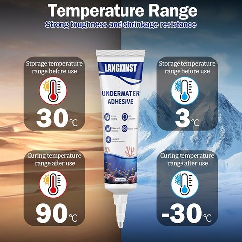 Aquarium Safe Silicone,Aquarium Silicone Transparent Underwater Sealant Waterproof, Strong Adhesion, Excellent Flexibility, Suitable for Underwater bonding in Aquariums (120ml) in Saudi Arabia