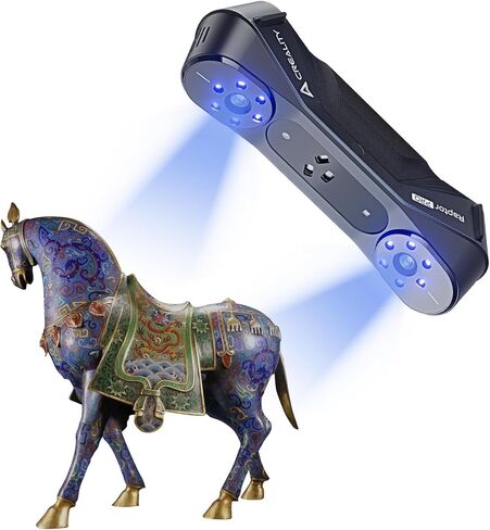Creality CR-Scan Ferret Pro 3D Scanner for Printing, 0.1mm Accuracy & 60FPS Wireless Scanning with WiFi6/Anti-Shake, Full-Color Handheld Scanner Compatible with Win/Mac/iOS/Android in Saudi Arabia