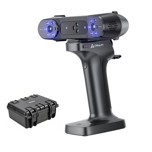 Creality 3D Scanner Raptor Pro and Scan Bridge Wireless Scan، ماسح ضوئي ثلاثي الأبعاد للطباعة ثلاثية الأبعاد، دقة عالية 0.02 مم، سرعة مسح 60 إطارًا في الثانية، 22+7 خطوط ليزر زرقاء in Saudi Arabia