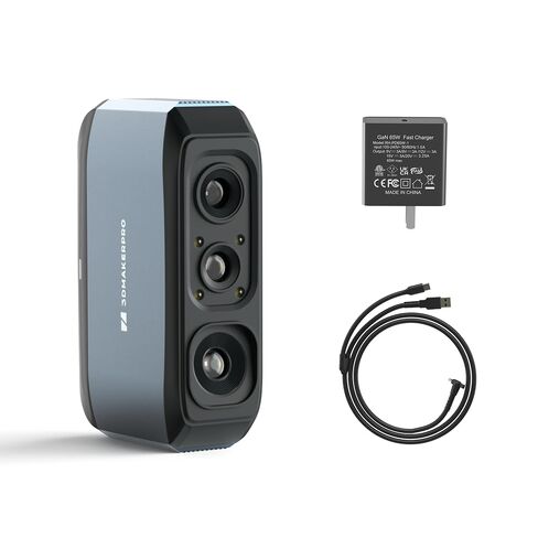 3DMakerpro 3D Scanner Moose Lite، ماسحات ضوئية ثلاثية الأبعاد متوسطة التنسيق للطباعة، مصدر ضوء NIR، دقة تصل إلى 0.05 مم، مسح ضوئي أحادي الملمس in Kuwait