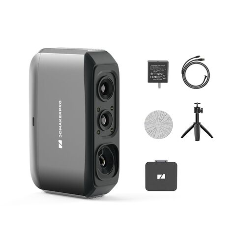 3DMakerpro 3D Scanner Moose Lite, Medium-Format 3D Scanners for Printing, NIR Light Source, Up to 0.05mm Accuracy, Mono Texture Scanning in Saudi Arabia