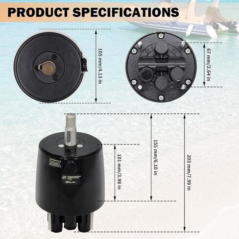 HH5271-3 خوذة مضخة التوجيه الهيدروليكية الخارجية، 1.7 cu مضخة خوذة أمامية للقوارب حتى 300 حصان، متوافقة مع قوارب الطرادات المتجولة in Kuwait