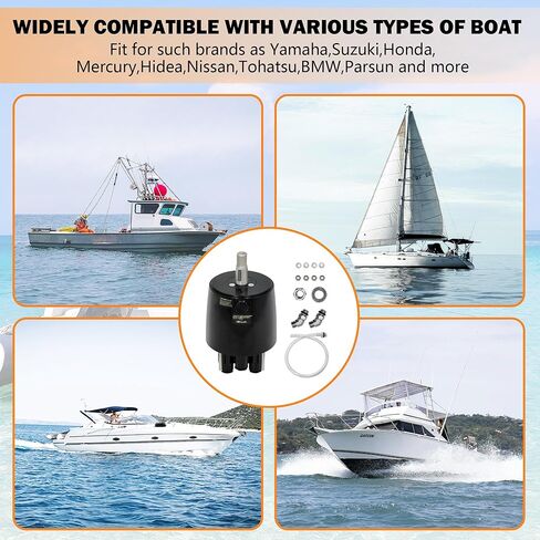 HH5271-3 خوذة مضخة التوجيه الهيدروليكية الخارجية، 1.7 cu مضخة خوذة أمامية للقوارب حتى 300 حصان، متوافقة مع قوارب الطرادات المتجولة in Kuwait