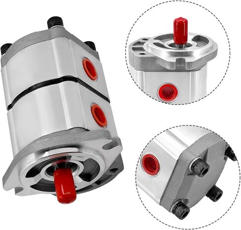 Two Section Hydraulic Pump Double Acting Fits for AGT-H15R Mini Excavator in Saudi Arabia