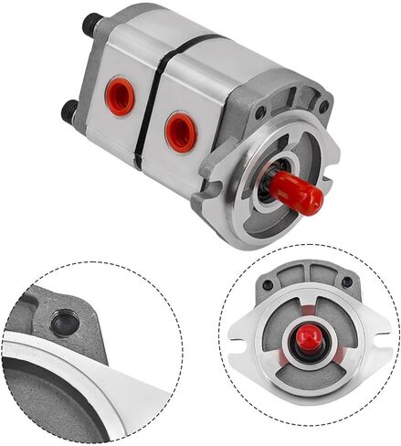 Two Section Hydraulic Pump Double Acting Fits for AGT-H15R Mini Excavator in Saudi Arabia