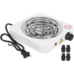 Electric Stove, 1000W Stainless Steel Portable Single Tube Electric Stove Home Electric Stove US Plug 110V