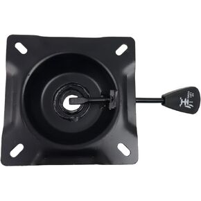 Office Chair Tilt Base, Heavy Duty Control Lift Mechanism Black Swivel Base Plate 5.3" x 5.3" Mouting Holes Dimension Office Chair Parts Replacement