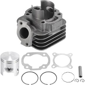 Motoforti Racing Scooter Cylinder Big Bore Kit with 10mm Piston Pin for Yamaha Jog Zuma 2 Stroke 50cc for Minarelli 1E40QMB Engine 70cc
