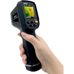 Thermal Imaging Camera,1.77" LCD Screen,32 x32 IR Resolution,Infrared Thermal Imager -22 to 932℉,8 GB Memory Card,Rechargeable Infrared Camera for Building,HVAC,Plumbing Leak,Mechanical,Electrical in Kuwait