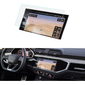 LUWU for 2023 2024 Audi Q3 Screen Protector 10.25 Inch 2019-2024 Audi Q3 Accessories 2023 Audi Q3 F3 Glass Screen Protector 2024 Q3 Premium Screen Protector Tempered Glass 9H Anti-glare 2023 Q3