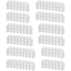 Cable Comb Kit for PSU Cable,Includes 4 x 16 P + 4 x14 P + 4 x 12 P Sleeve Management Tools Wire Organizer Comb Computer Case Water Cooling Cable Organizer (Kit C, Black)