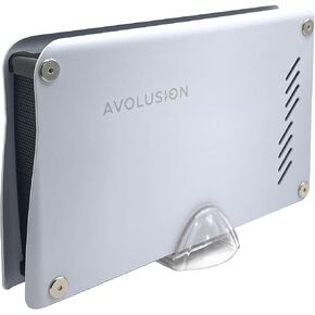 Avolusion PRO-M5 Series 4TB USB 3.0 External Gaming Hard Drive for PS5 Game Console (White, Metal Case) - 2 Year Warranty