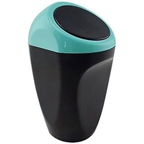Yolu Car Garbage Trash Can, Mini Auto Garbage Can Car Trash Can Common Use for Autotive Car, Home, Office, Kitchen, Living Room, Bedroom, Study, Dinning Room, Bathroom (Blue)