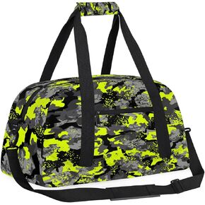 Space Astronaut Kids Duffle Bag Boys Overnight Weekender Bag Waterproof Sports Gym Bags Space Carry on Tote Bag Foldable Sleepover Bags Work Out Bags Gymnastics Lightweight Small Ball Bag Blue