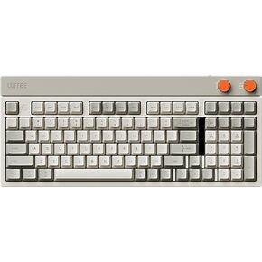 LOFREE Block Wireless Mechanical Keyboard, 98 Keys Rechargeable Hot-swappable Keyboards with 3 Types Connection for Windows, Mac OS/Rero knobs for Volume Control, Mode Shift, eyeable Panels 2025