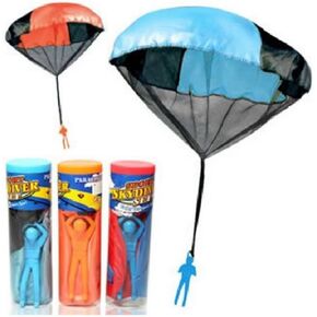 Skydiver Parachute Men 3 Piece Set- Tangle Free (Colors and Styles May Vary)