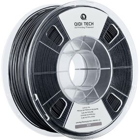 R QIDI TECHNOLOGY ASA Filament 1.75mm Black,3D Printer Filament ASA 1kg Spool(2.2lbs),High UV Resistance,Low Odor,Perfect for Printing Outdoor Functional Parts，Fit Most FDM 3D Printers