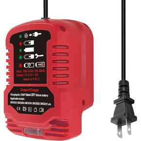CMCB104 V20 Battery Charger Replacement for V20 Craftsman 20V max Lithium Battery Compact Mini Charger CMCB202 CMCB204 CMCB206 CMCB209 CMCB205 CMCB100 CMCB102 CMCB101