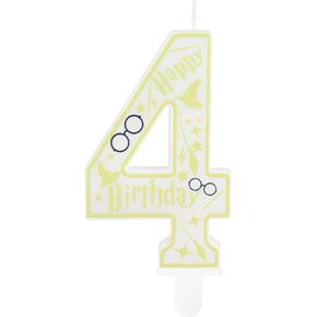 ZHIHUI Birthday Candle Magic Themed Party Decorations, Witch Wizzard Decors, Halloween Happy Birthday Cake Candle, Boys Girls Kids Birthday Cake Topper Reunions Theme Party Supplies (Number 1)