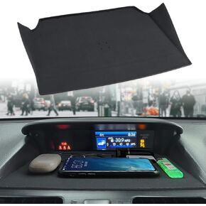حصيرة لوحة القيادة Auovo لسوبارو فورستر 2014-2018 لـ Crosstrek 2012-2017 لـ Impreza 2012-2016 ملحقات السيارة الداخلية بطانة لوحة عدادات سيليكون ثلاثية الأبعاد