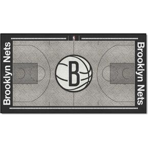 FANMATS - 9338 NBA Brooklyn Nets Nylon Face NBA Court Runner-Large 29.5x54