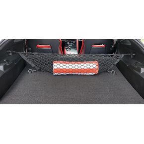 Rear Seat Envelope Style Automotive Trunk Cargo Net for Chevrolet Corvette C7 2014-2019 - Car Accessories - Premium Trunk Organizer and Storage - Vehicle Carrier Organizer for Chevy Corvette C 7