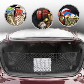 Envelope Style Trunk Cargo Net for HONDA ACCORD SEDAN 4-DOOR 2013 14 15 16 17 2018 2019 2020 2021