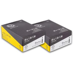 Tube 20 x 1.25-1.50 (406 x 32-37) 32mm Presta Valve, Sunlite Bicycles