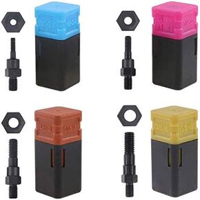 4Pcs Rivet Nut Tool Replacement Mandrel （3/8-16、5/16-18、1/4-20、10-24）