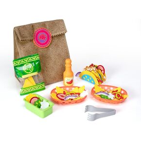 Fat Brain Toys Pretendables Nacho Set - Pretend Playset with Storage, Ages 3+